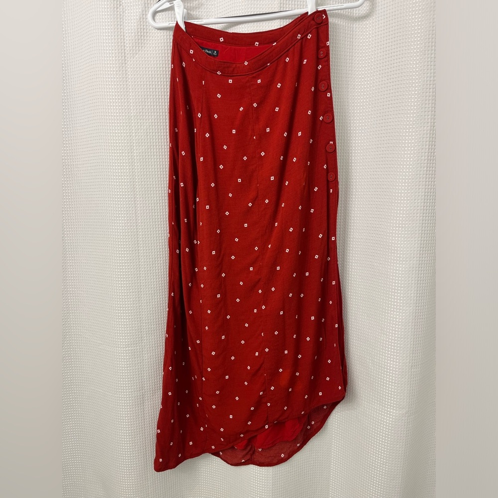 Vintage Style Red Polka Dot Skirt Set - Picture 8 of 14